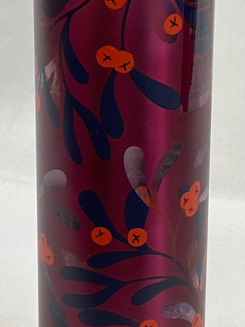 Starbucks 2020 Holiday Floral Mistletoe 16 oz Stainless Steel Insulated Tumbler